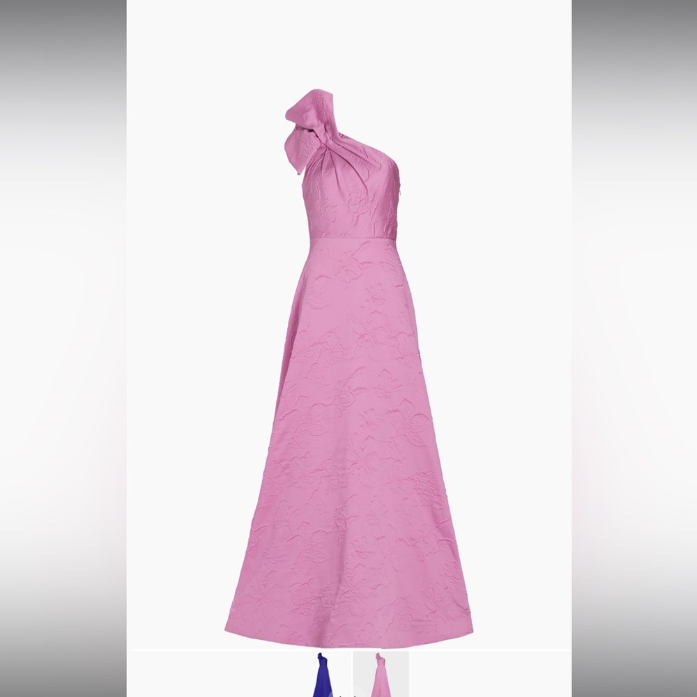 Monique Lhuillier's Amira gown soft orchard